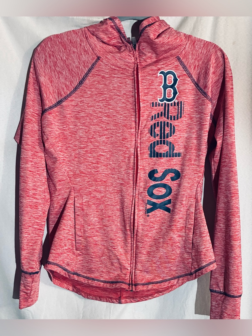 Red Sox Zip Up Hoodie Jacket M Genuine Merchandise 4Her Baseball G111 Apparel